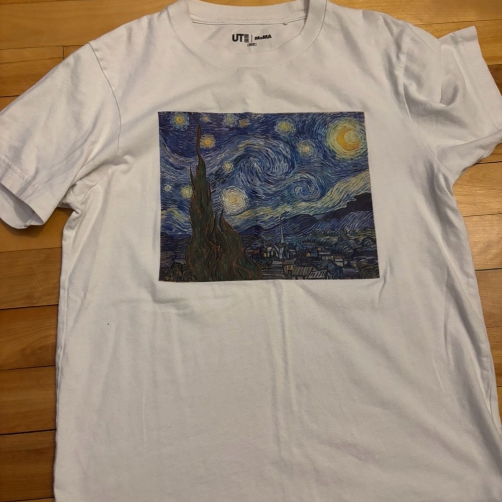 MoMA White T-Shirt Van Gogh xs